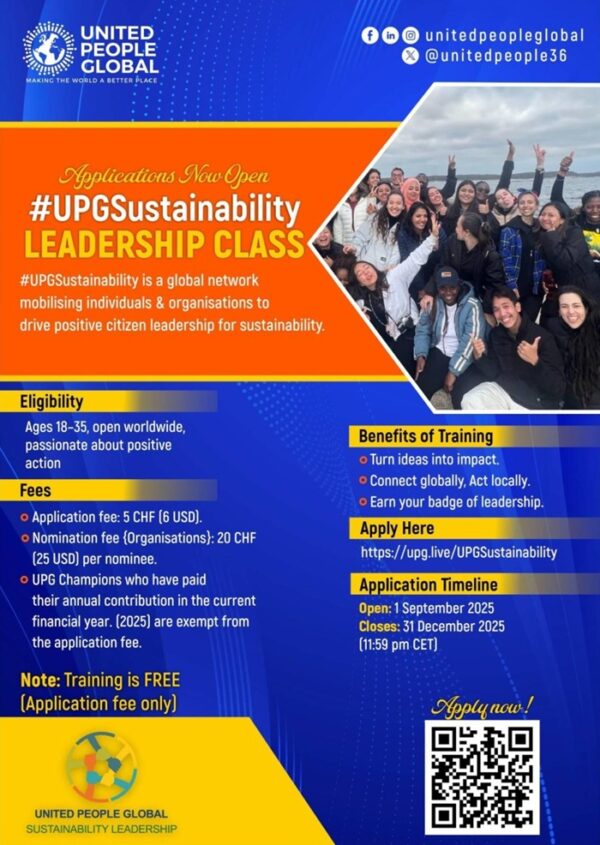#UPGSustainability-Application Fee
